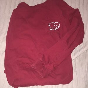 maroon ivory ella long sleeve